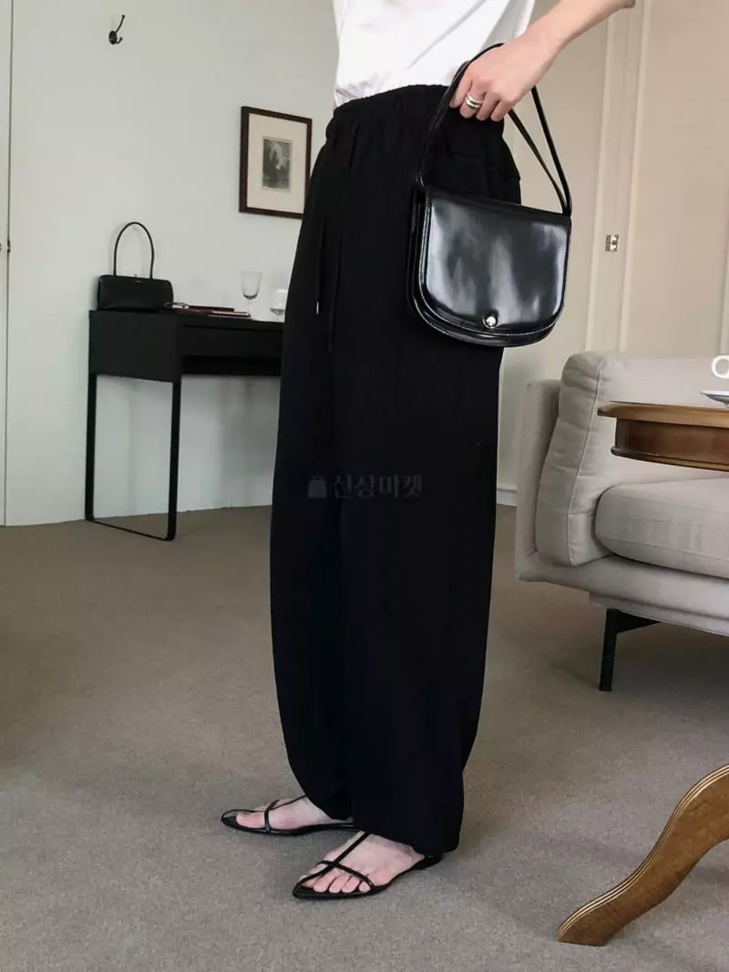 Overclassic - Korean Women Fashion - #womensfashion - Two Waist String Pants - 3