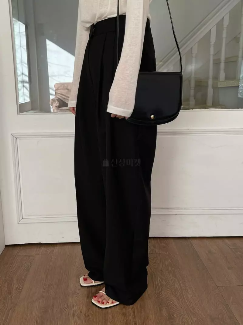 Overclassic - Korean Women Fashion - #womensfashion - Ron Wide Pants