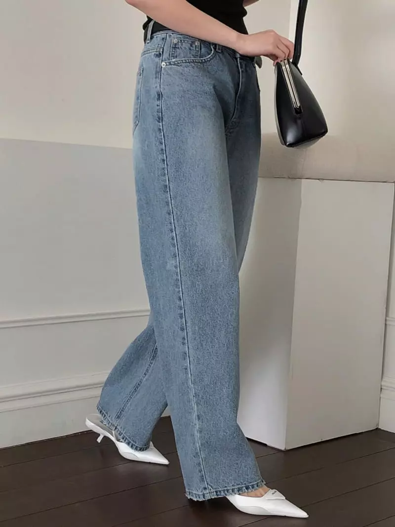 Overclassic - Korean Women Fashion - #womensfashion - Plank Jeans