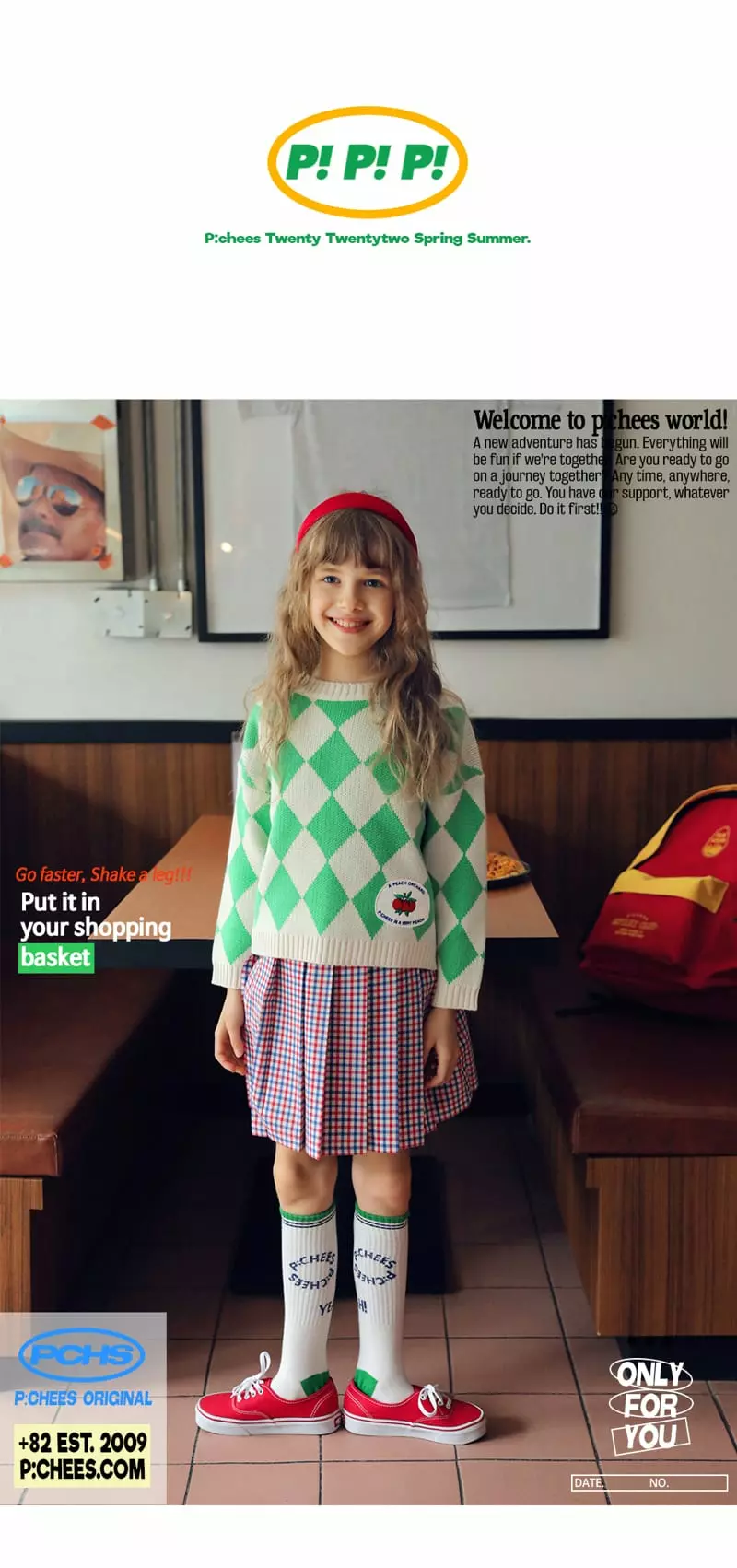 PEACH-CREAM - Korean Junior Fashion Brand - #childofig - Blin Skirt