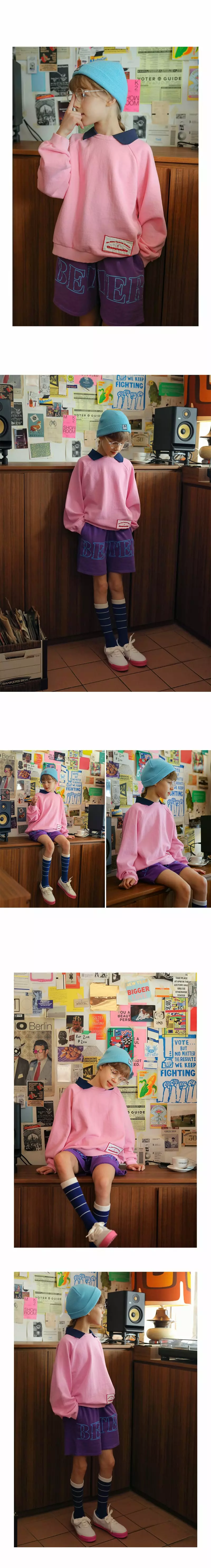 PEACH-CREAM - Korean Junior Fashion Brand - #childrensboutique - Hyeven Sweatshirt - 2