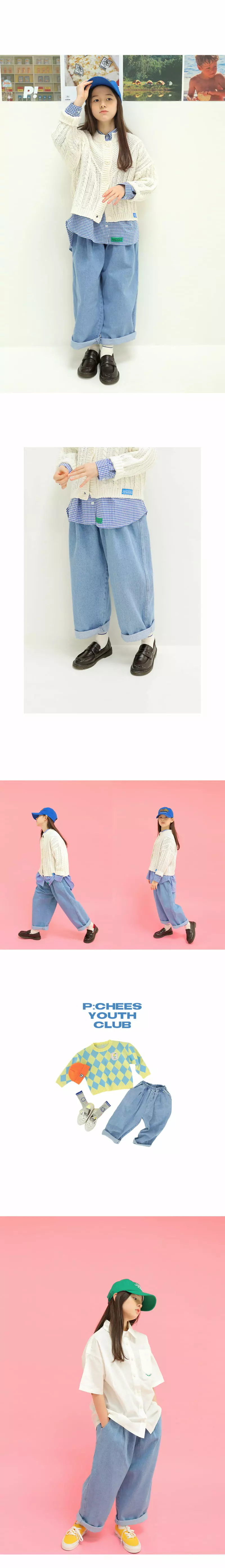 PEACH-CREAM - Korean Junior Fashion Brand - #designkidswear - Polin Jeans - 2