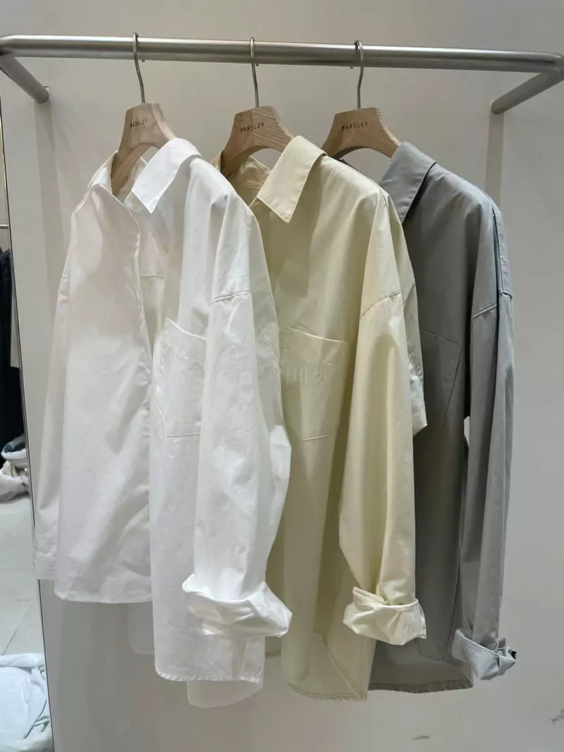 Parsley - Korean Women Fashion - #thatsdarling - Plain Shirt - 3