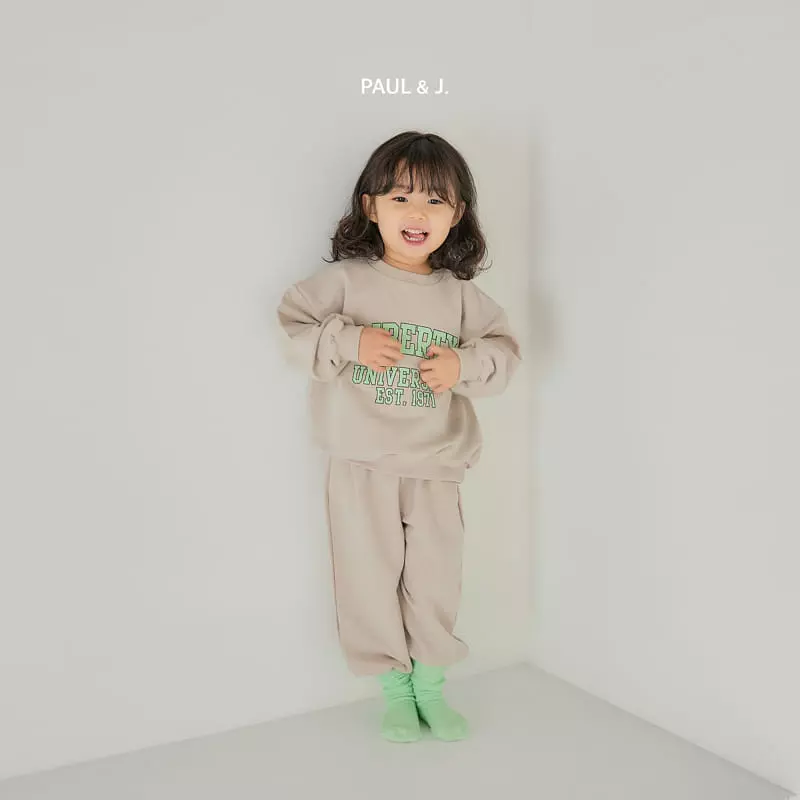 Paul & J - Korean Children Fashion - #Kfashion4kids - Liberty Top Bottom Set - 3