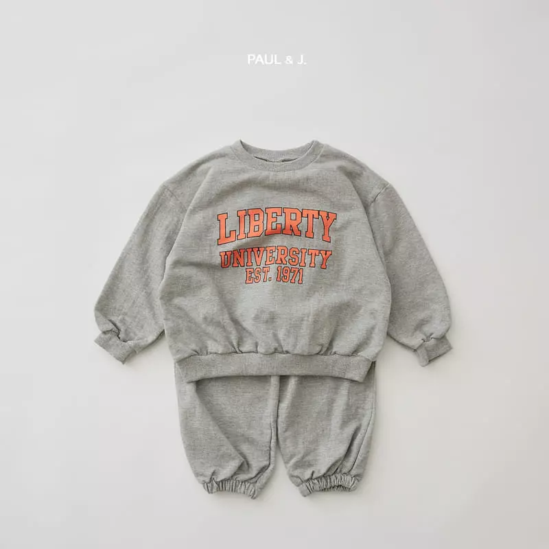 Paul & J - Korean Children Fashion - #childofig - Liberty Top Bottom Set - 9