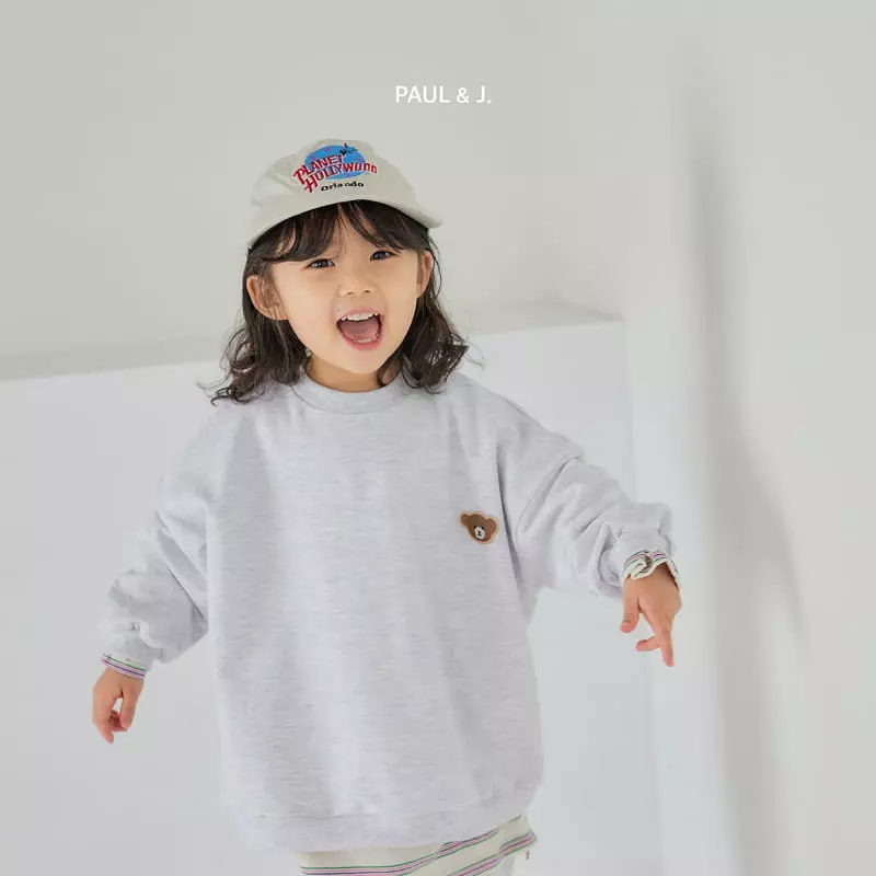 Paul & J - Korean Children Fashion - #childofig - Loty Bear Top Bottom Set - 8