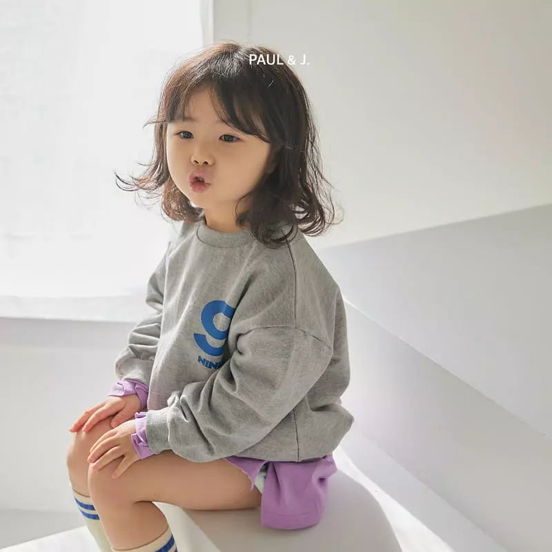 Paul & J - Korean Children Fashion - #childofig - Nine Sweatshirt - 5