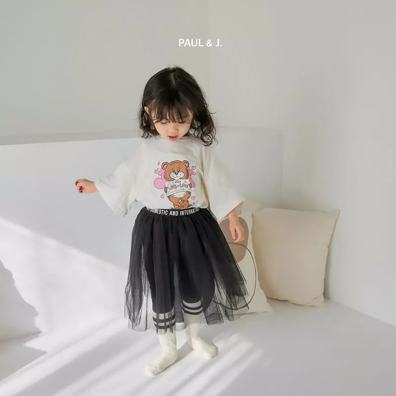 Paul & J - Korean Children Fashion - #childofig - Lover Bear Tee