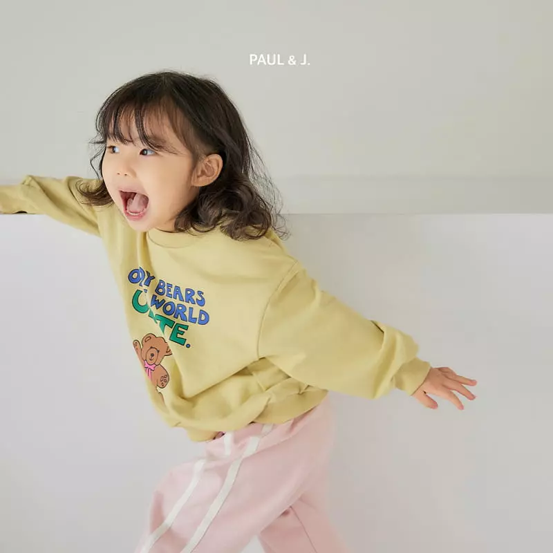 Paul & J - Korean Children Fashion - #childrensboutique - Teddy Bear Sweatshirt - 2