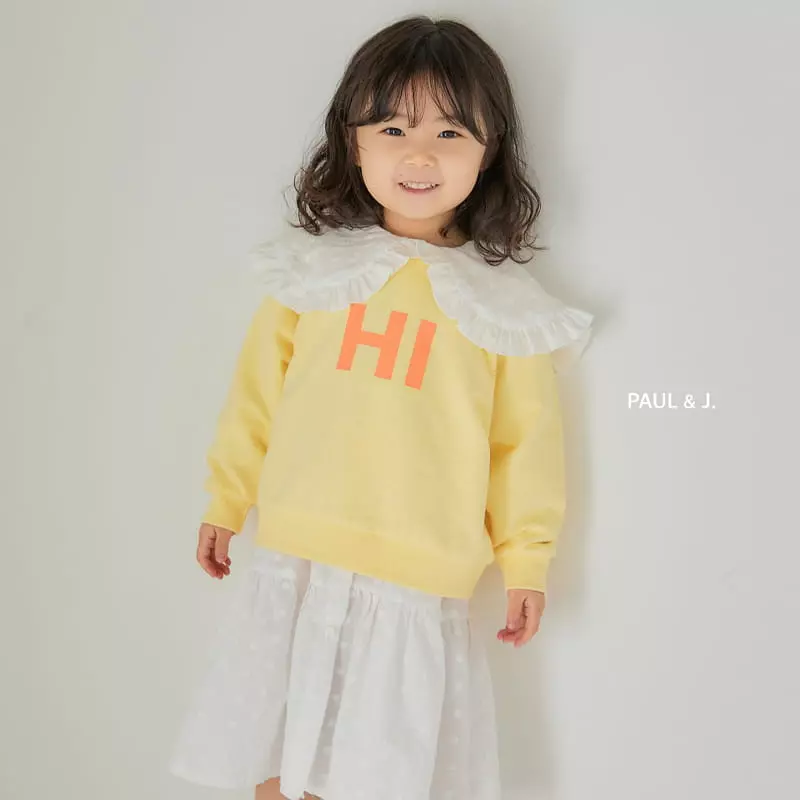 Paul & J - Korean Children Fashion - #designkidswear - Hi Sweatshirt