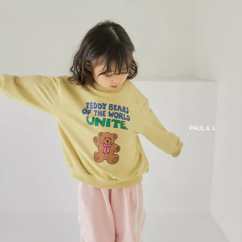 Paul & J - Korean Children Fashion - #fashionkids - Teddy Bear Sweatshirt - 5
