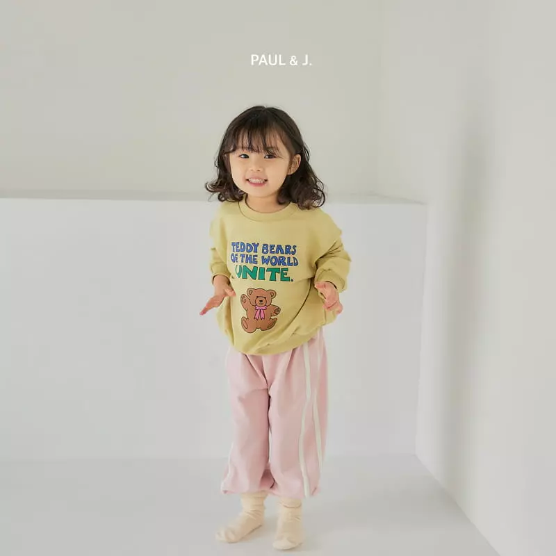 Paul & J - Korean Children Fashion - #kidsshorts - Teddy Bear Sweatshirt - 6