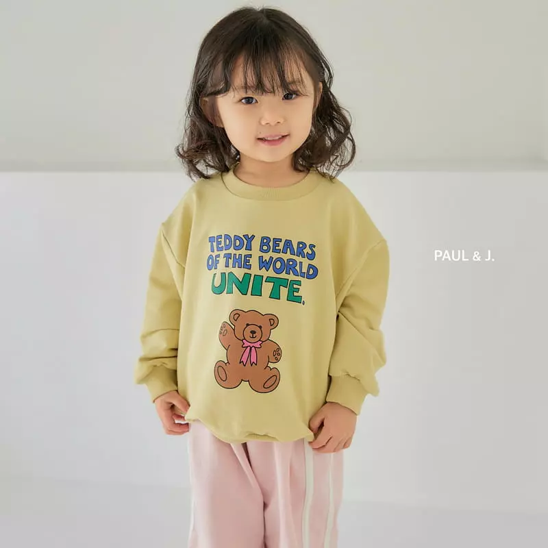 Paul & J - Korean Children Fashion - #kidsstore - Teddy Bear Sweatshirt - 7