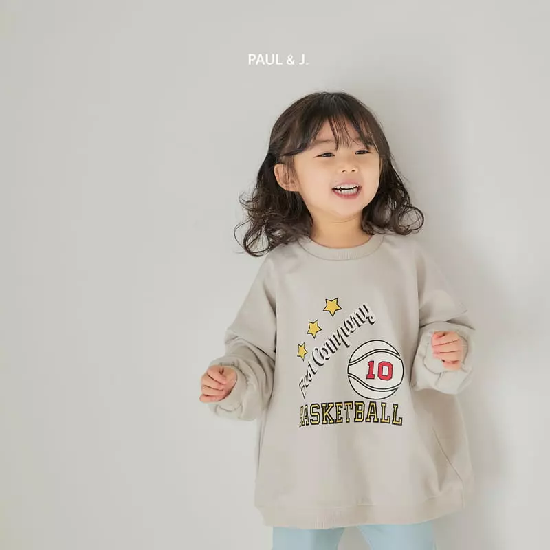 Paul & J - Korean Children Fashion - #kidsstore - Basket Sweatshirt - 10