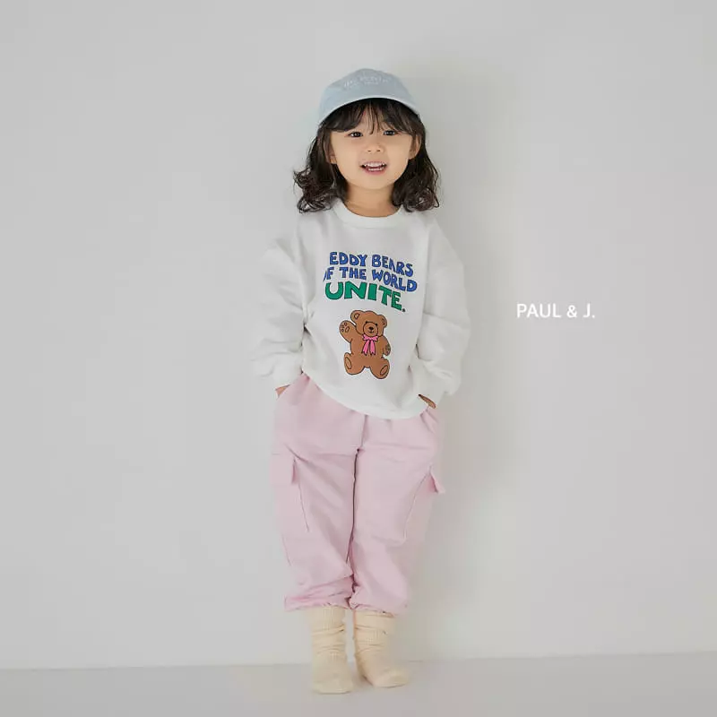 Paul & J - Korean Children Fashion - #littlefashionista - Teddy Bear Sweatshirt - 10