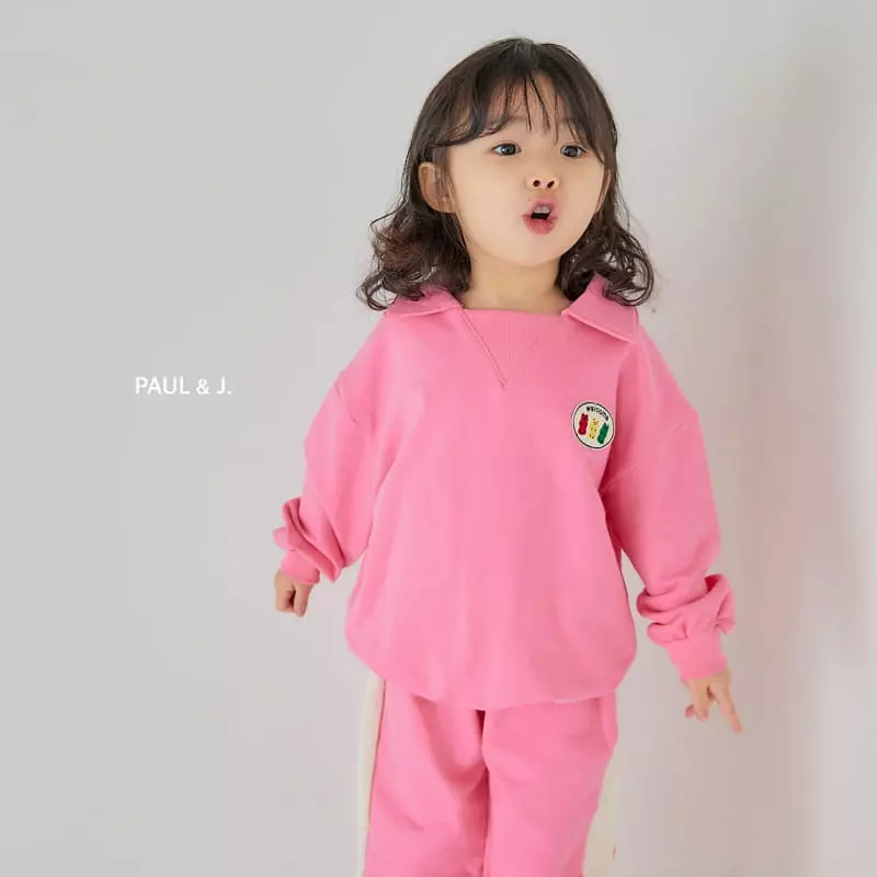 Paul & J - Korean Children Fashion - #magicofchildhood - Jelly Bean Top Bottom Set - 6