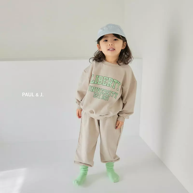 Paul & J - Korean Children Fashion - #magicofchildhood - Liberty Top Bottom Set - 5