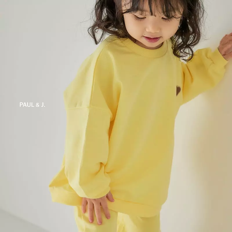 Paul & J - Korean Children Fashion - #littlefashionista - Loty Bear Top Bottom Set - 4