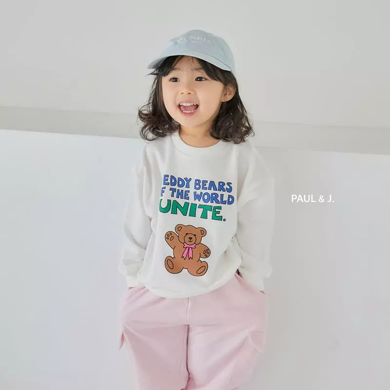Paul & J - Korean Children Fashion - #minifashionista - Teddy Bear Sweatshirt - 12