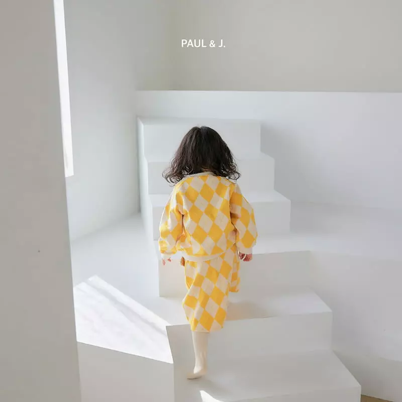 Paul & J - Korean Children Fashion - #minifashionista - Happy Smile Top Bottom Set - 8