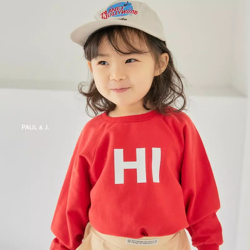 Paul & J - Korean Children Fashion - #prettylittlegirls - Hi Sweatshirt - 11