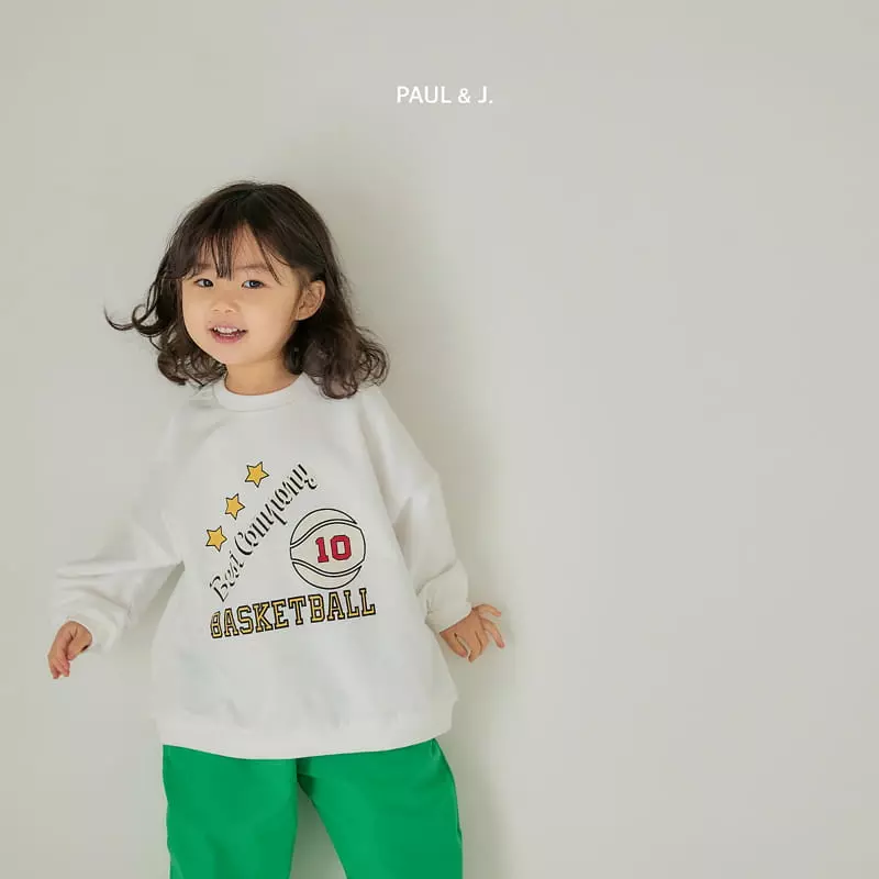 Paul & J - Korean Children Fashion - #prettylittlegirls - Basket Sweatshirt - 2