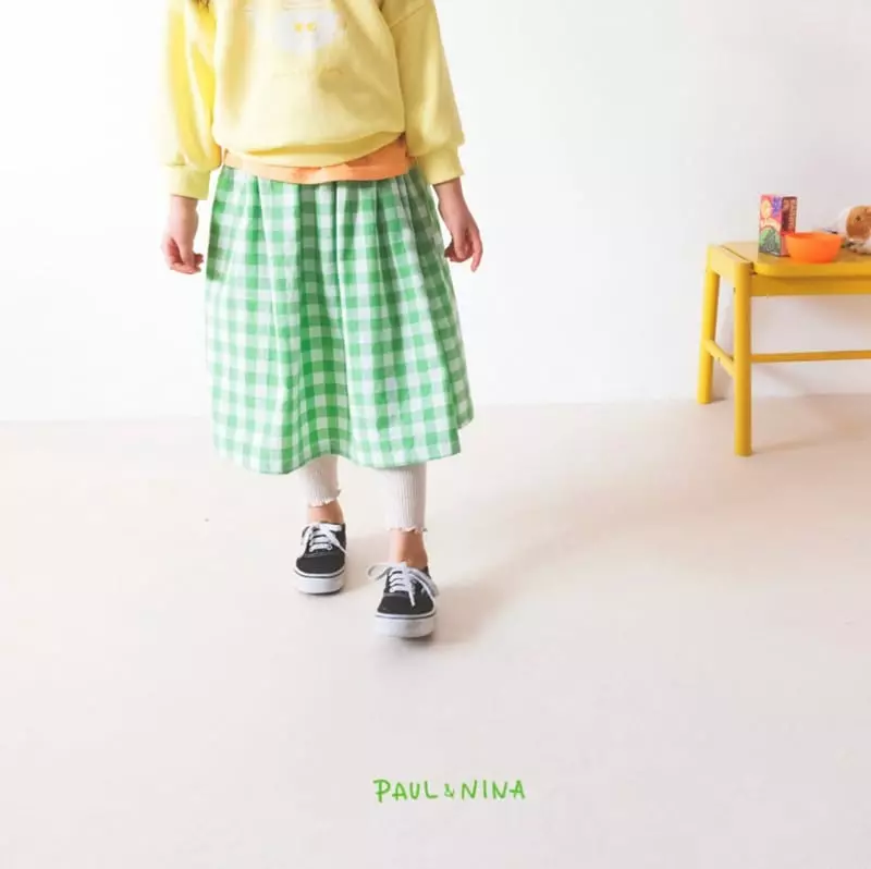 Paul & Nina - Korean Children Fashion - #Kfashion4kids - Check Check Skirt - 11