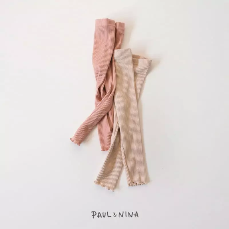 Paul & Nina - Korean Children Fashion - #childofig - Comfortable Rib Leggings - 12