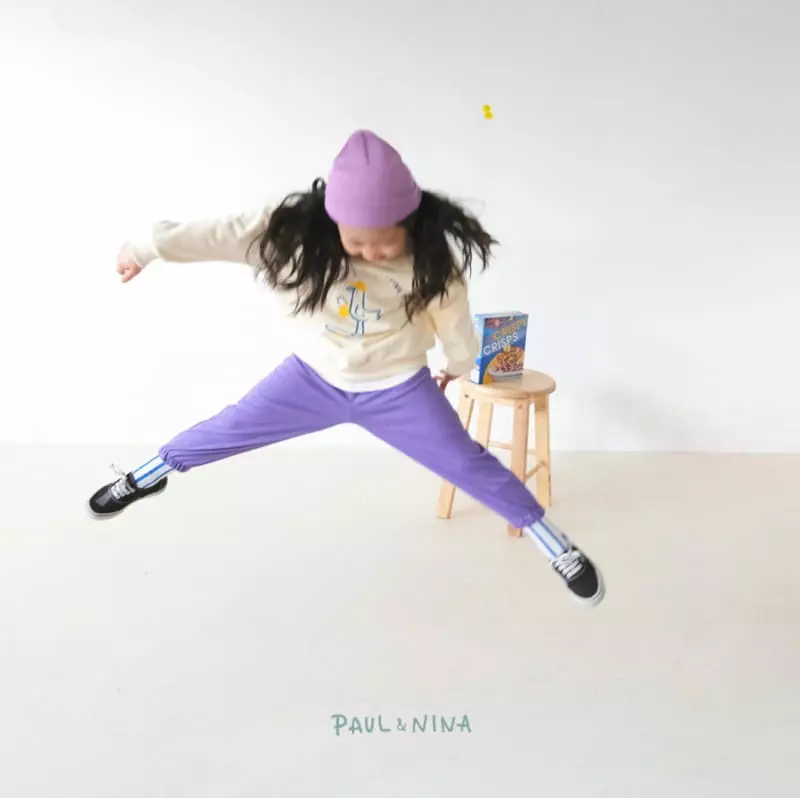 Paul & Nina - Korean Children Fashion - #childrensboutique - Vivid Jogger Pants - 3