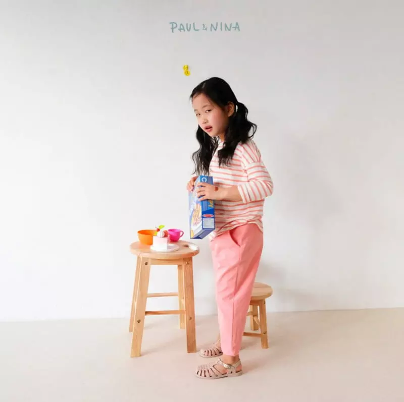Paul & Nina - Korean Children Fashion - #designkidswear - Cotton Daily Oants - 7
