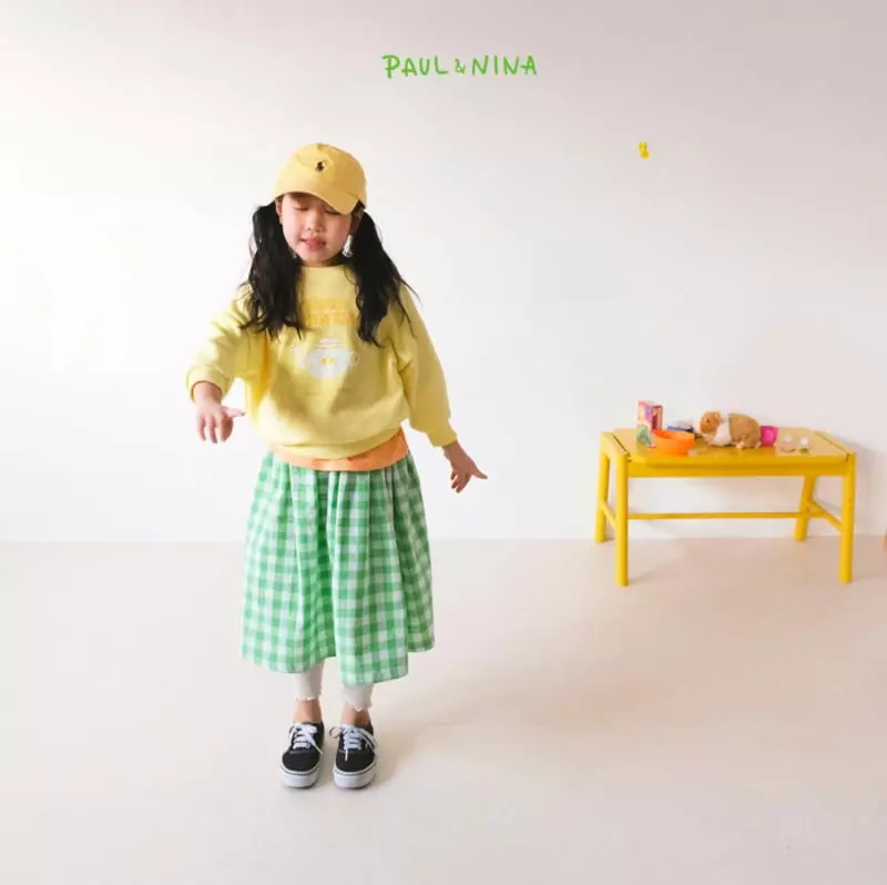 Paul & Nina - Korean Children Fashion - #designkidswear - Check Check Skirt - 5