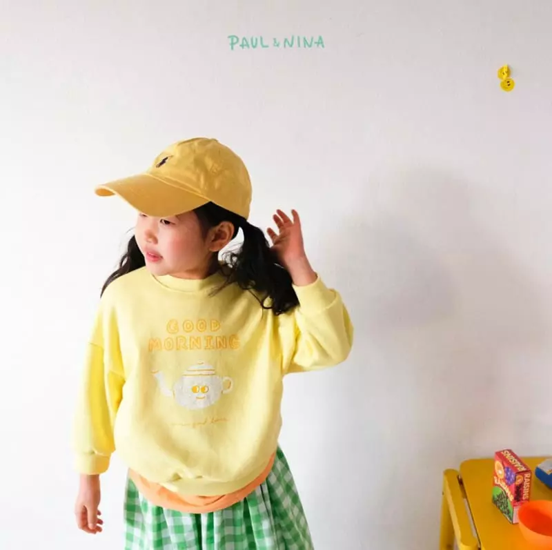 Paul & Nina - Korean Children Fashion - #discoveringself - Good Morning Sweatshirt - 7