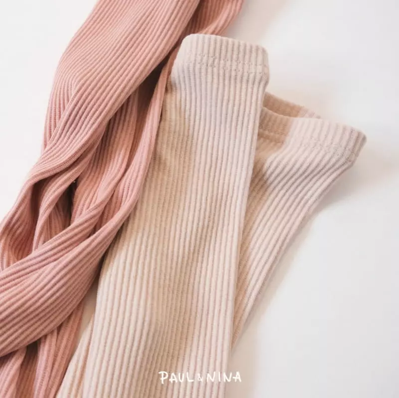 Paul & Nina - Korean Children Fashion - #discoveringself - Comfortable Rib Leggings - 2