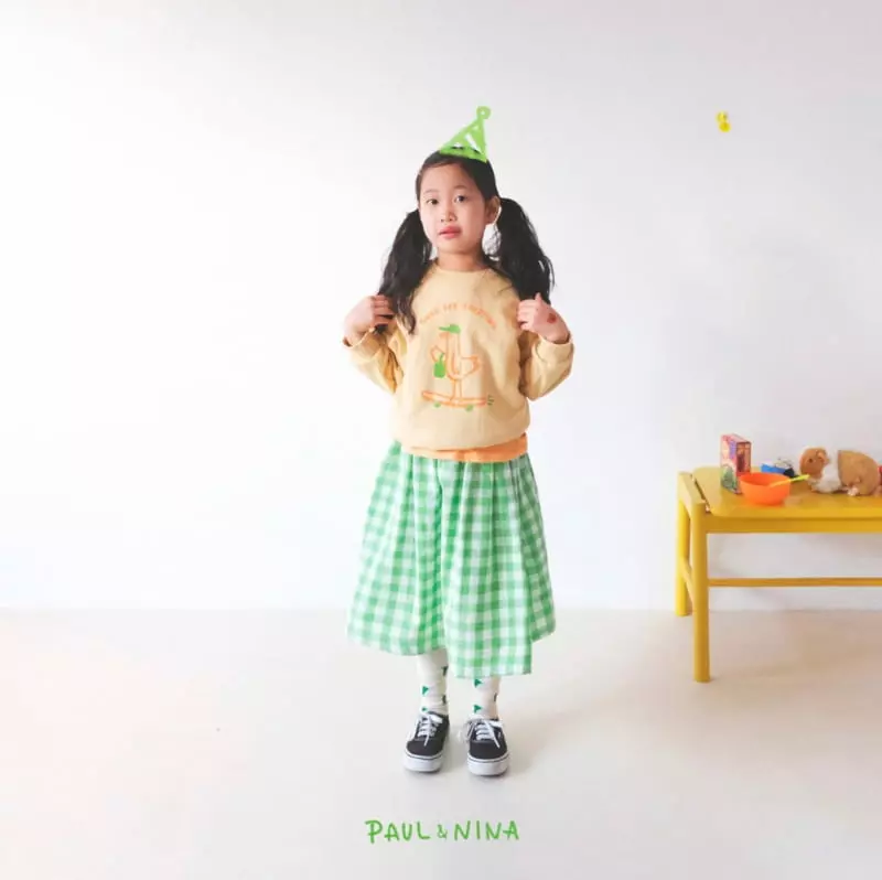 Paul & Nina - Korean Children Fashion - #fashionkids - Check Check Skirt - 7