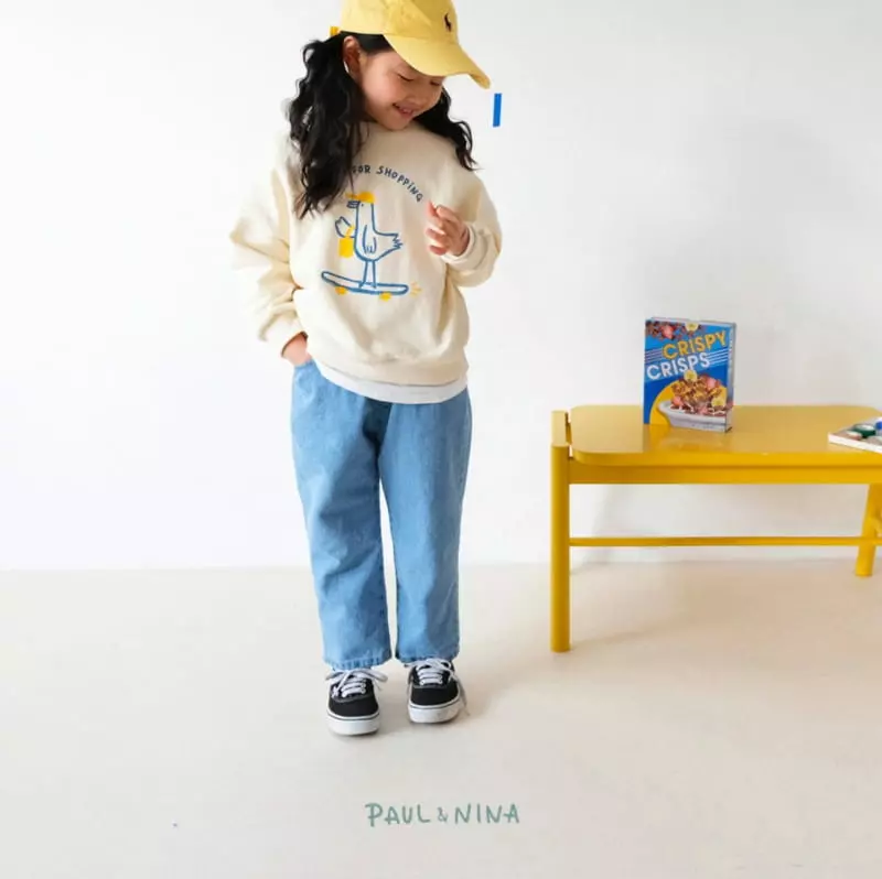 Paul & Nina - Korean Children Fashion - #fashionkids - Don't Ask Beggy Jeans - 5