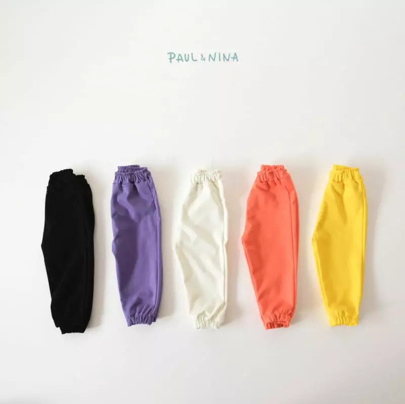 Paul & Nina - Korean Children Fashion - #kidsshorts - Vivid Jogger Pants - 7