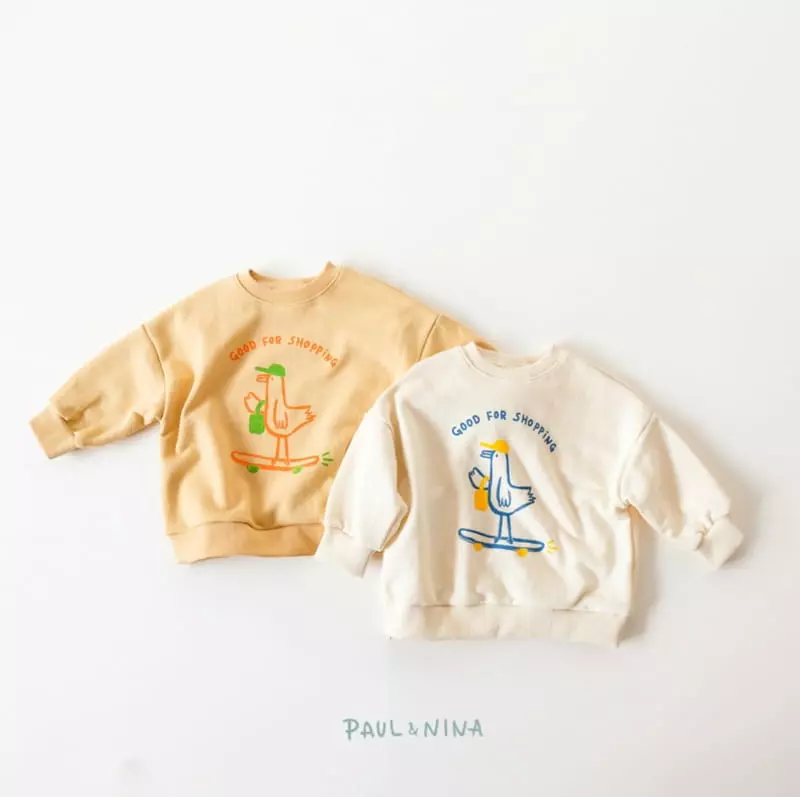 Paul & Nina - Korean Children Fashion - #kidsshorts - Shopping Sweatshirt - 4