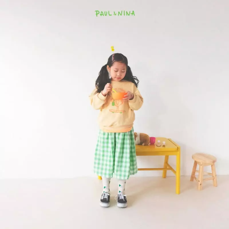 Paul & Nina - Korean Children Fashion - #littlefashionista - Check Check Skirt - 12
