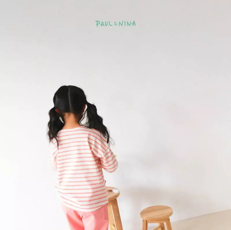 Paul & Nina - Korean Children Fashion - #magicofchildhood - Spring Pretty Stripes Tee - 10
