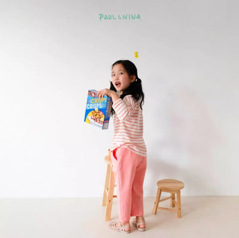 Paul & Nina - Korean Children Fashion - #minifashionista - Spring Pretty Stripes Tee - 11
