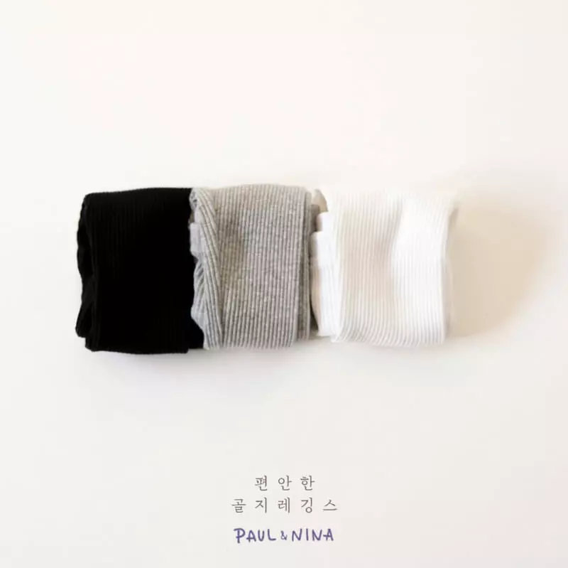 Paul & Nina - Korean Children Fashion - #prettylittlegirls - Comfortable Rib Leggings - 11
