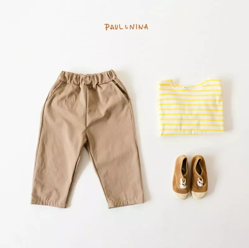 Paul & Nina - Korean Children Fashion - #toddlerclothing - Cotton Daily Oants - 4