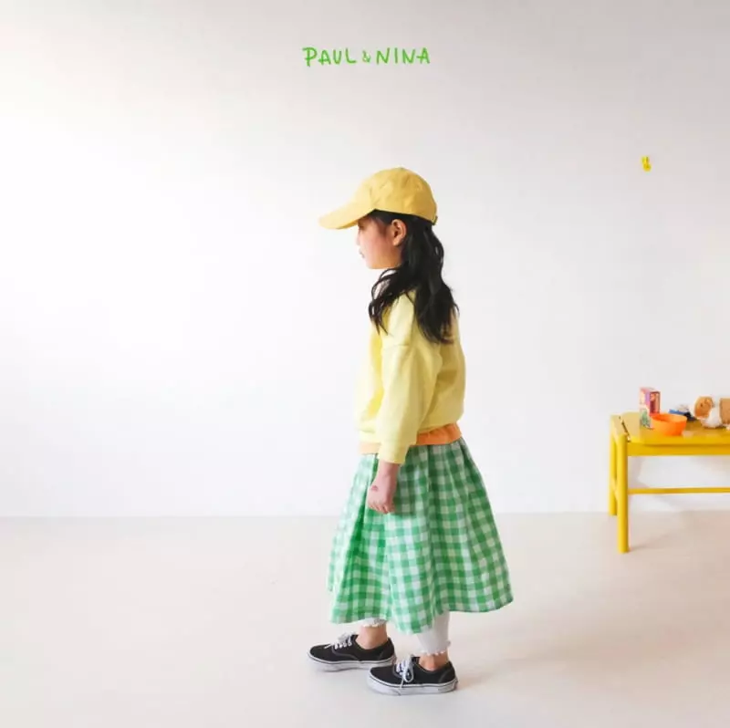 Paul & Nina - Korean Children Fashion - #stylishchildhood - Check Check Skirt - 2