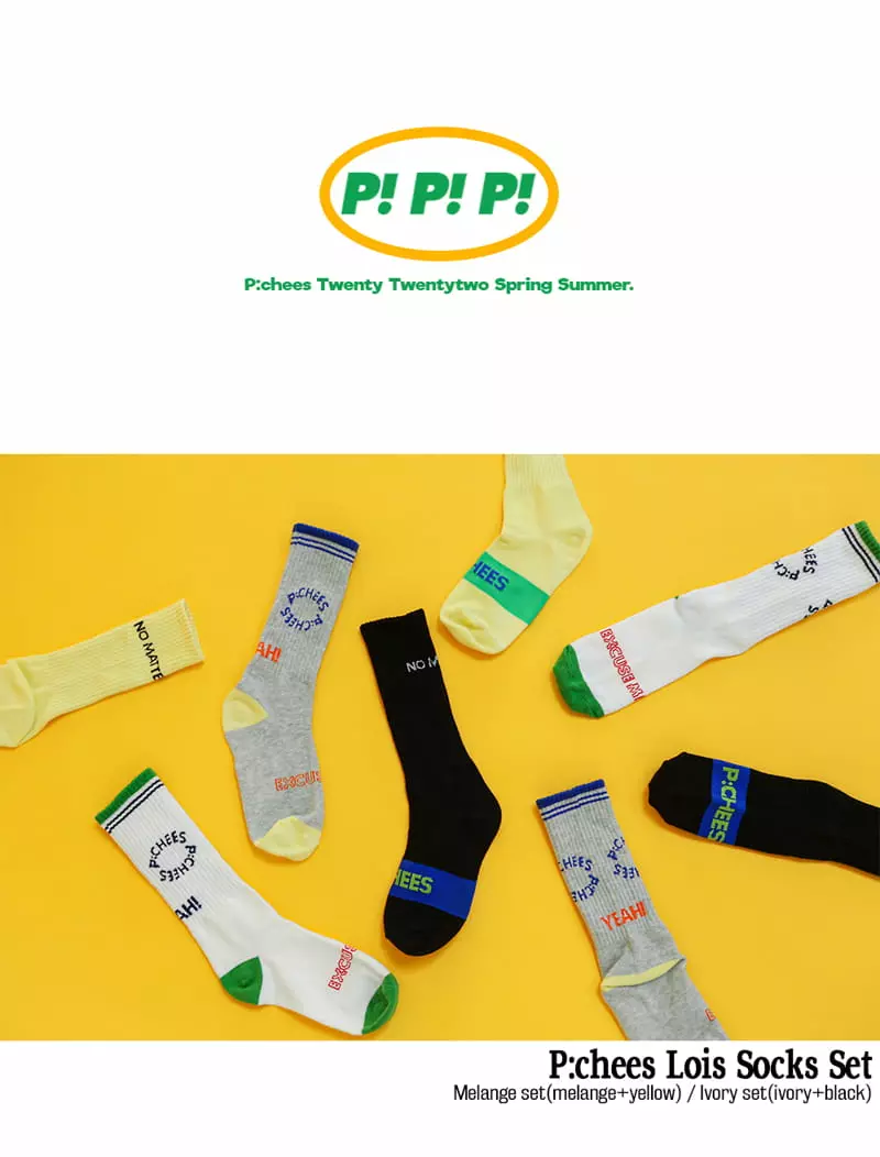 Peach-Cream - Korean Children Fashion - #kidzfashiontrend - Lois Socks [set of 2]