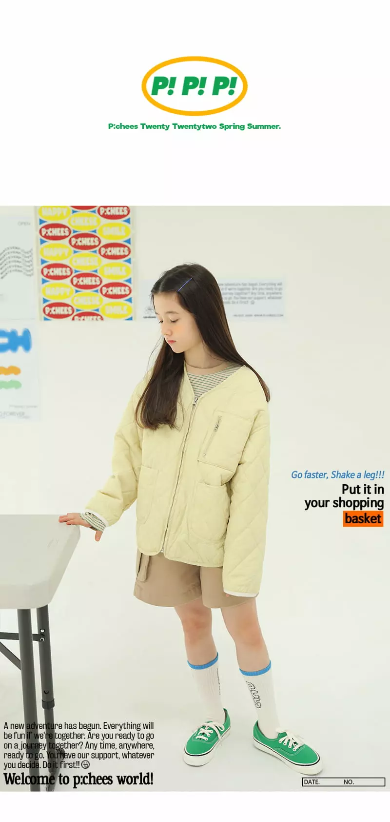 Peach-Cream - Korean Children Fashion - #magicofchildhood - Veroni Quilting Jacket