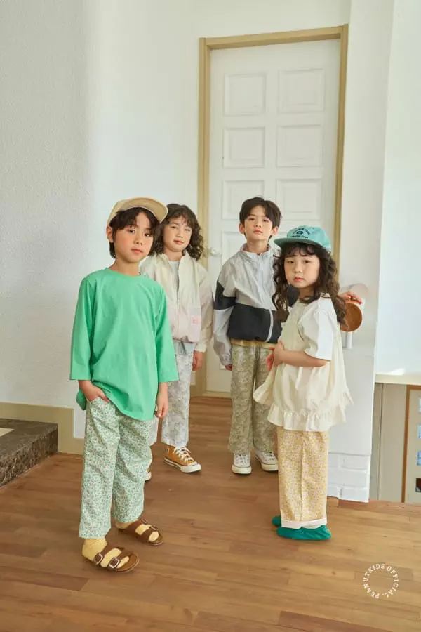 Peanut - Korean Children Fashion - #Kfashion4kids - You Tee Flower Pants - 5