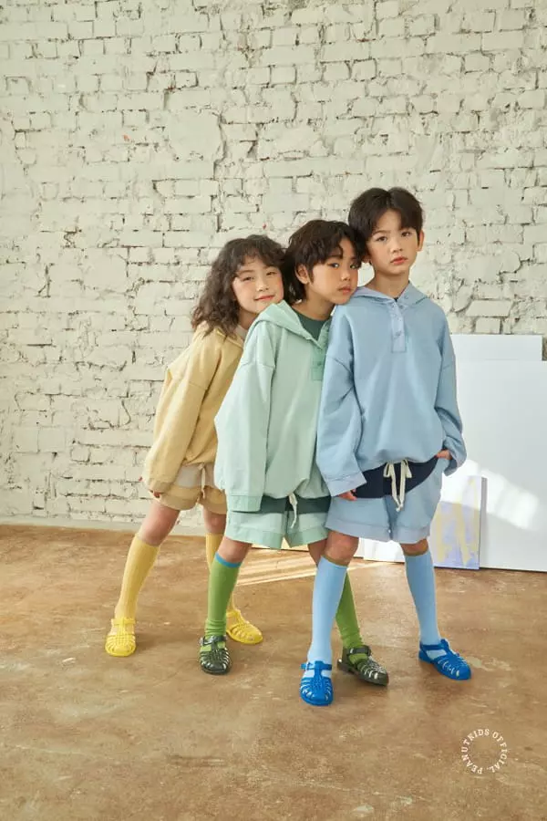 Peanut - Korean Children Fashion - #discoveringself - Tom Boy Top Bottom Set
