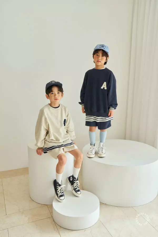 Peanut - Korean Children Fashion - #fashionkids - Awesome Top Bottom Set - 3