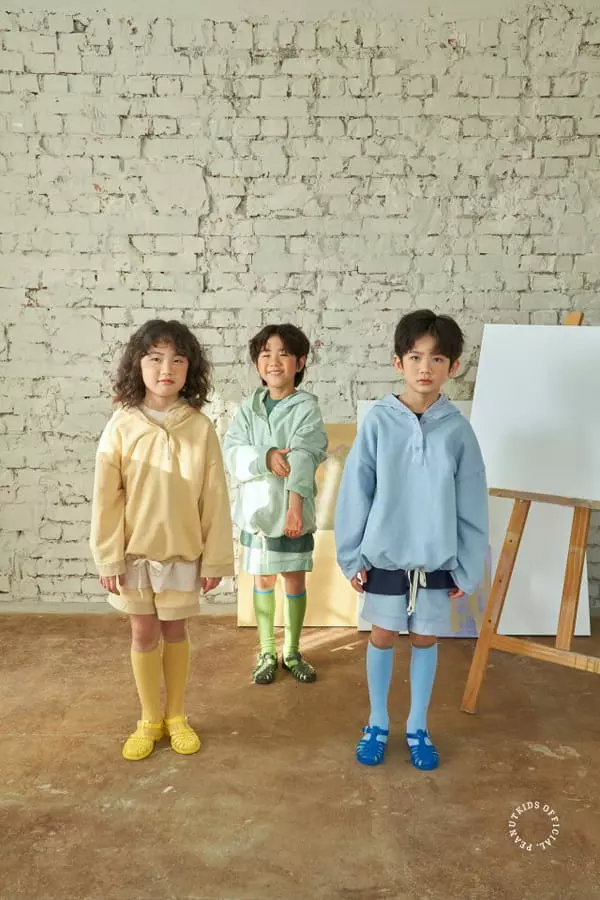 Peanut - Korean Children Fashion - #fashionkids - Tom Boy Top Bottom Set - 2