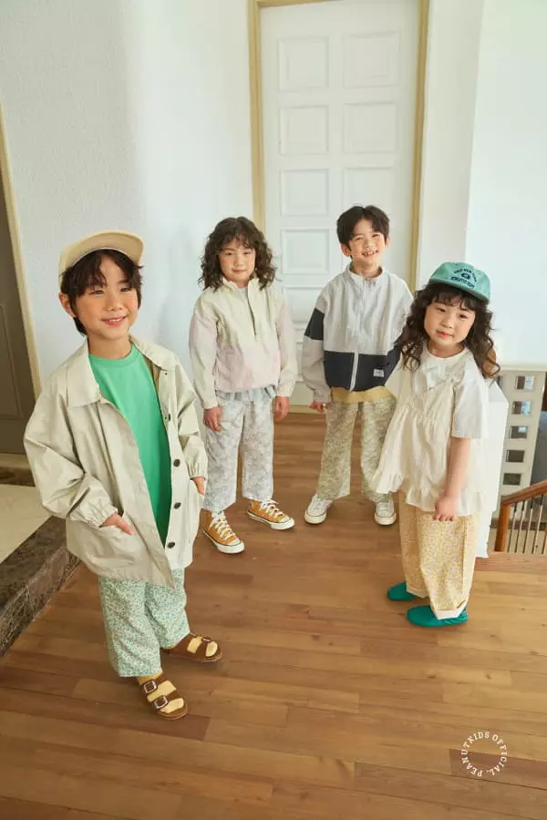 Peanut - Korean Children Fashion - #kidsshorts - You Tee Flower Pants - 2